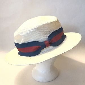 Panama paper woven fedora hat